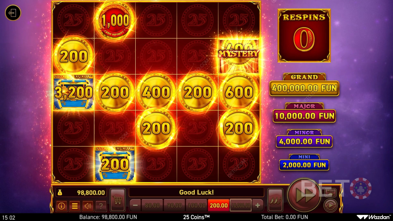 مراجعة 25 قطعة نقدية من قِبل BETO Slots