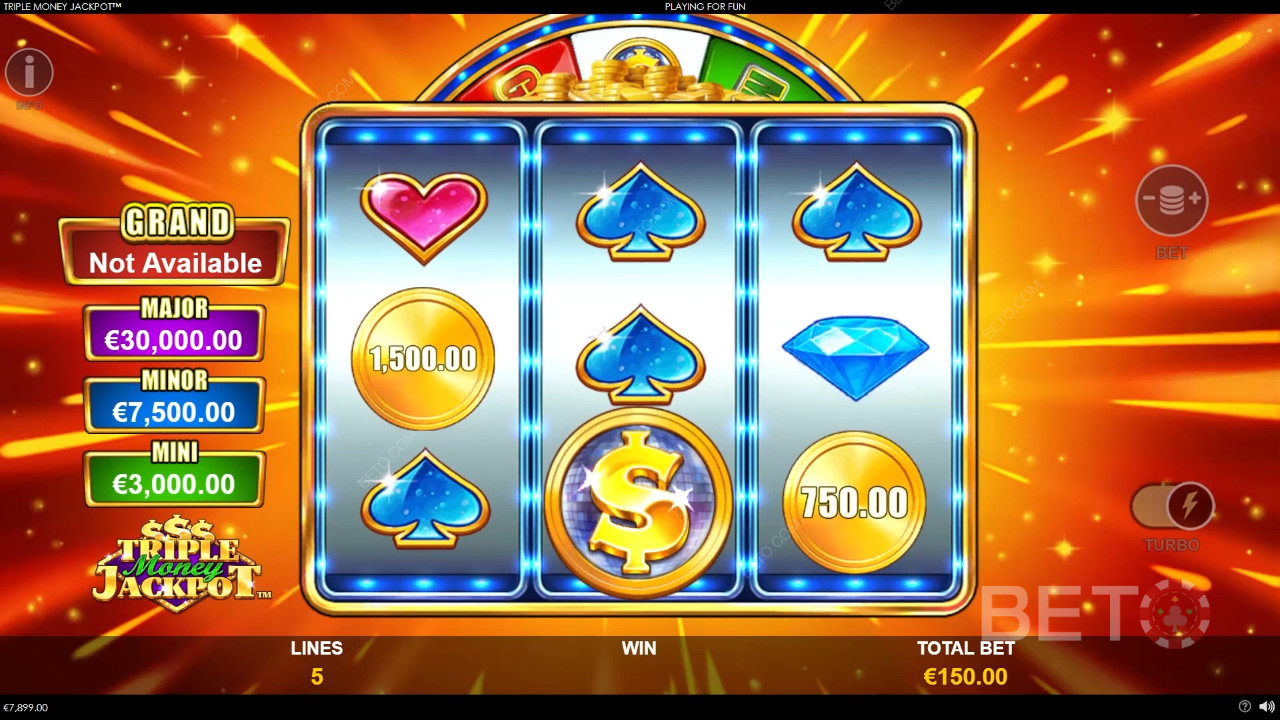 مراجعة الجائزة الكبرى الثلاثية للمال الثلاثي من BETO Slots