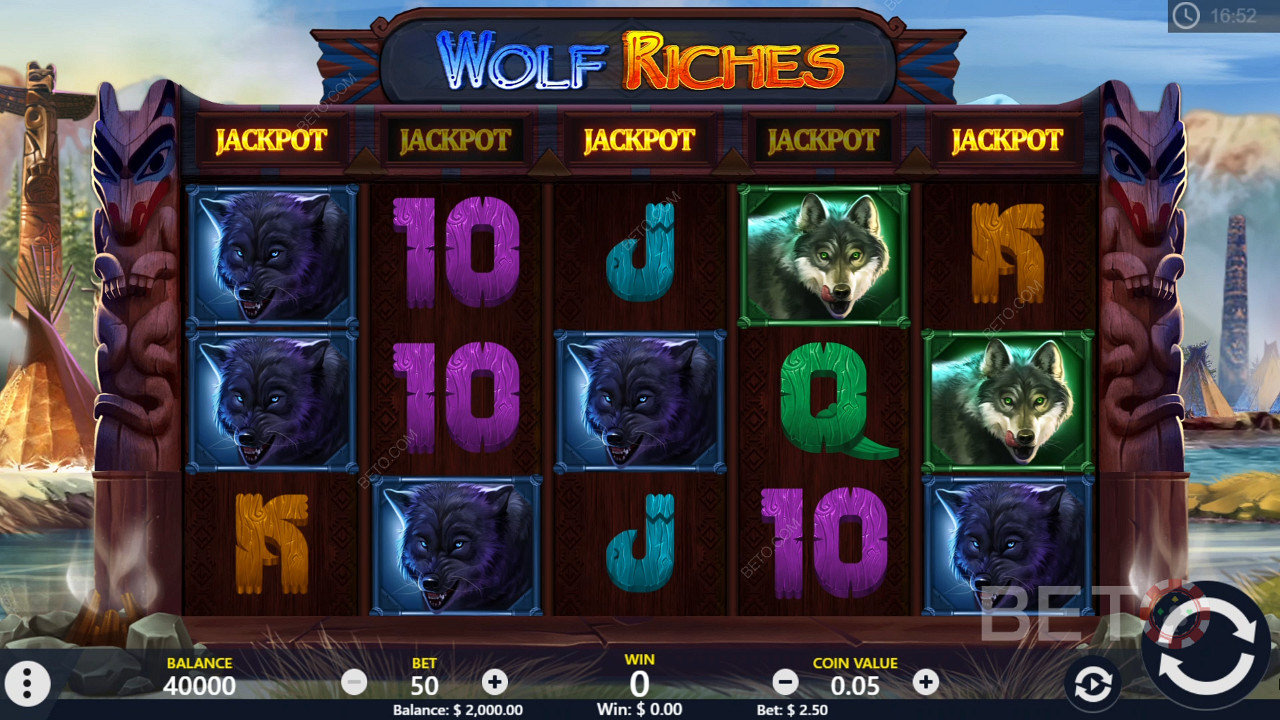 Wolf Riches فتحة على الانترنت