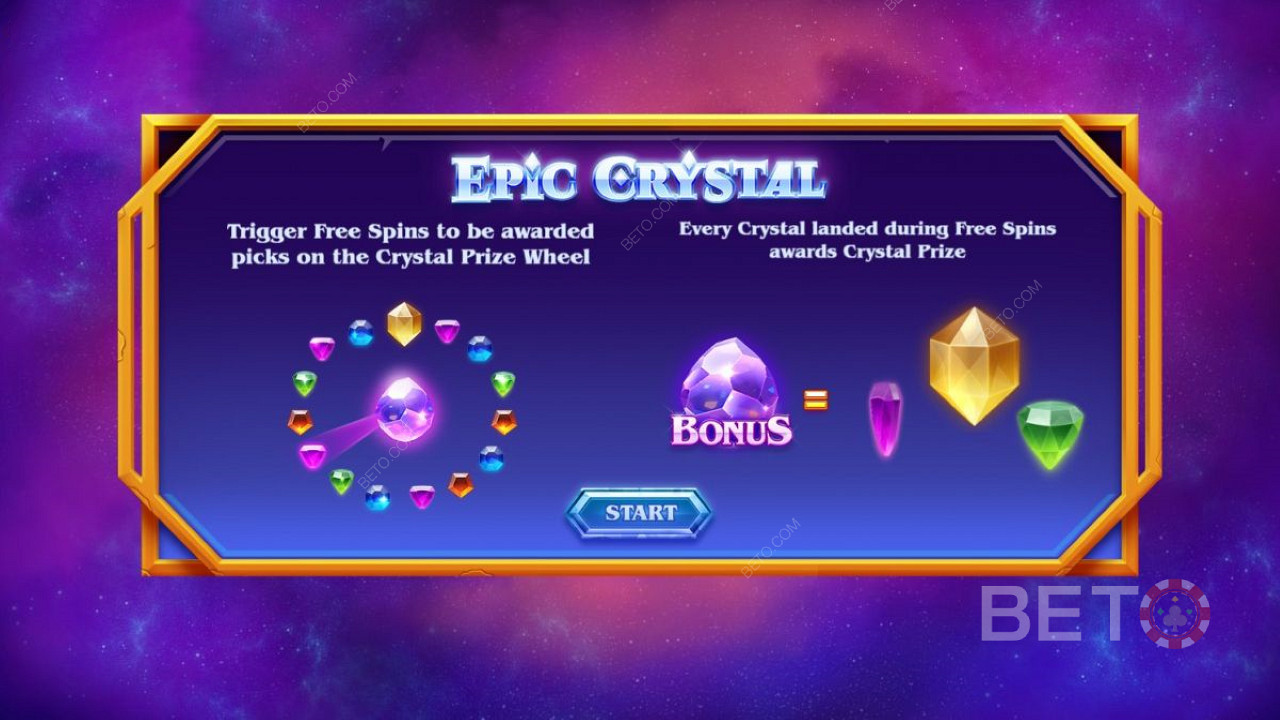 شاشة مقدمة من Epic Crystal - مكافأة وتدور مجاني