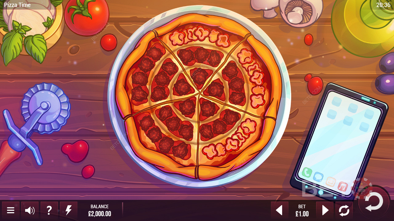 شبكة ألعاب دائرية من Pizza Time