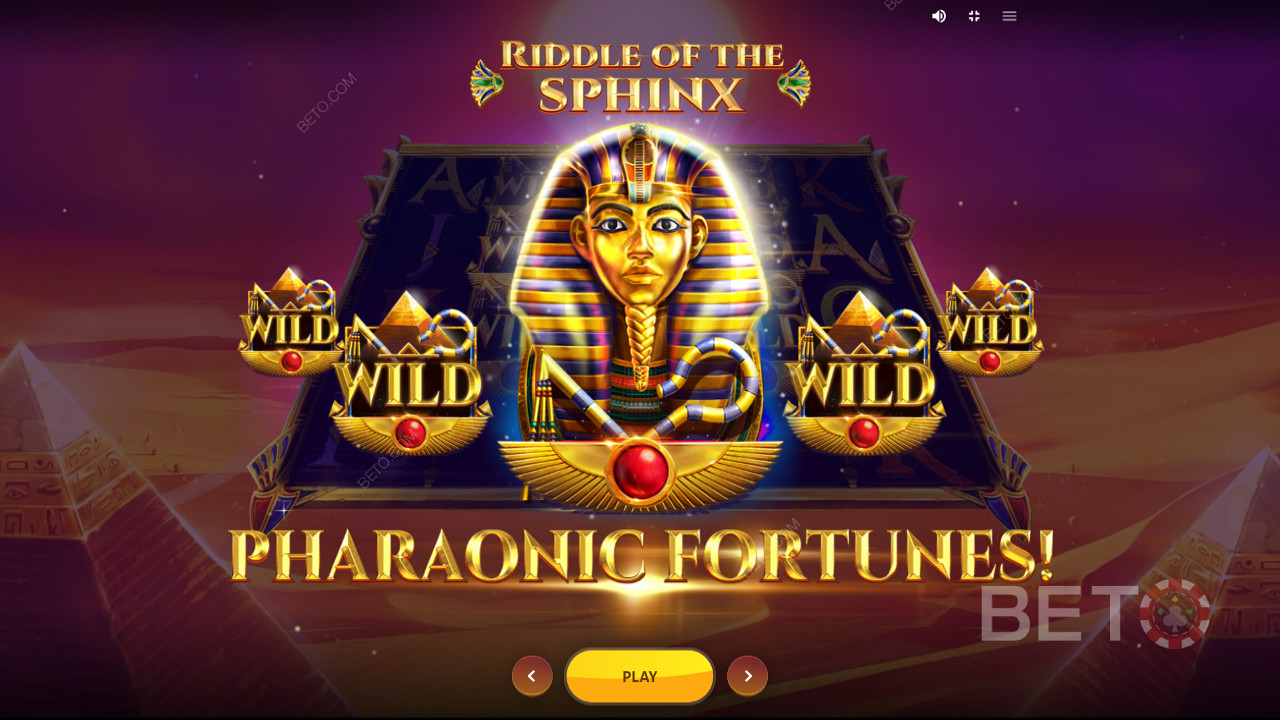 مكافأة فرعونية للثروات الخاصة في Riddle Of The Sphinx