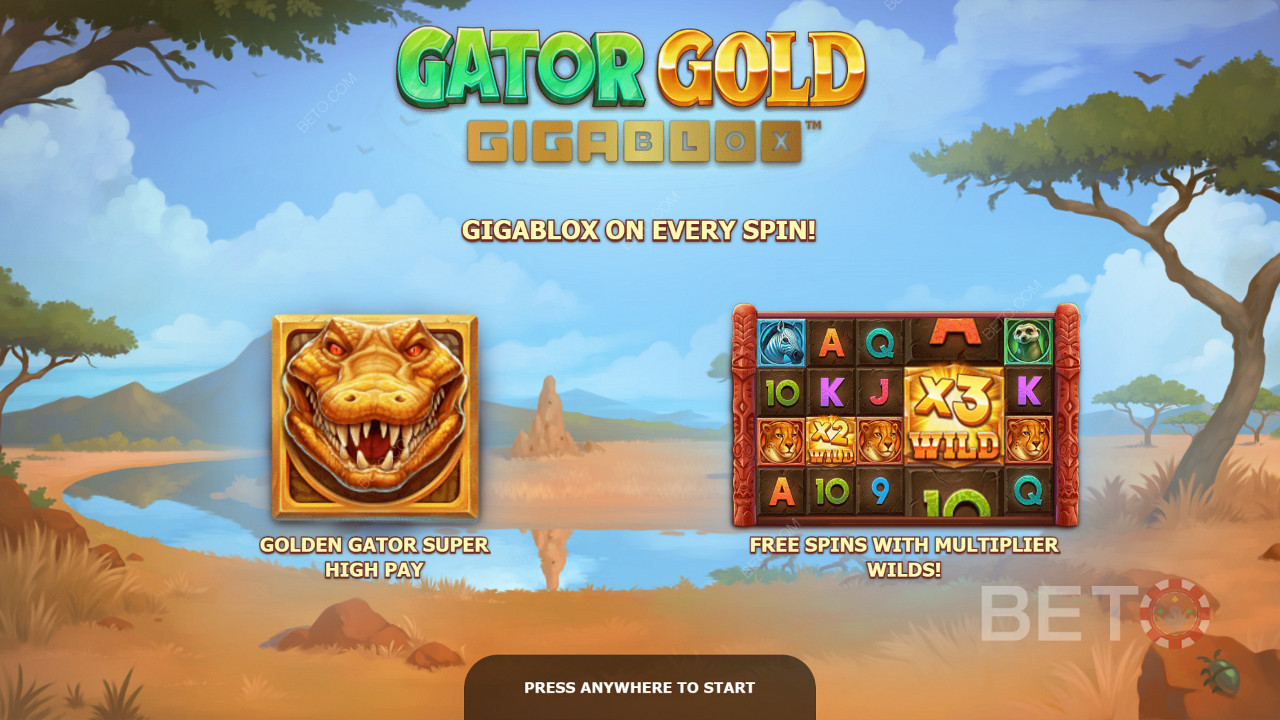 شاشة مقدمة Gator Gold Gigablox
