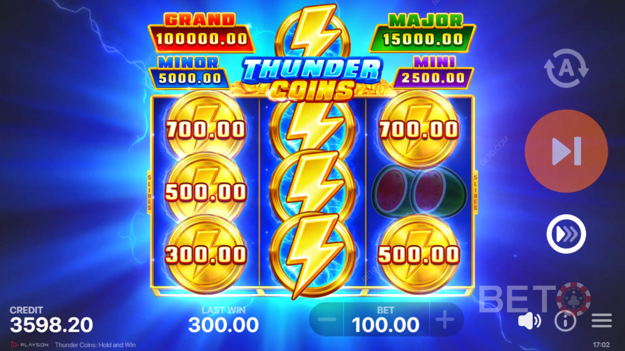 Thunder Coins اللعب المجاني