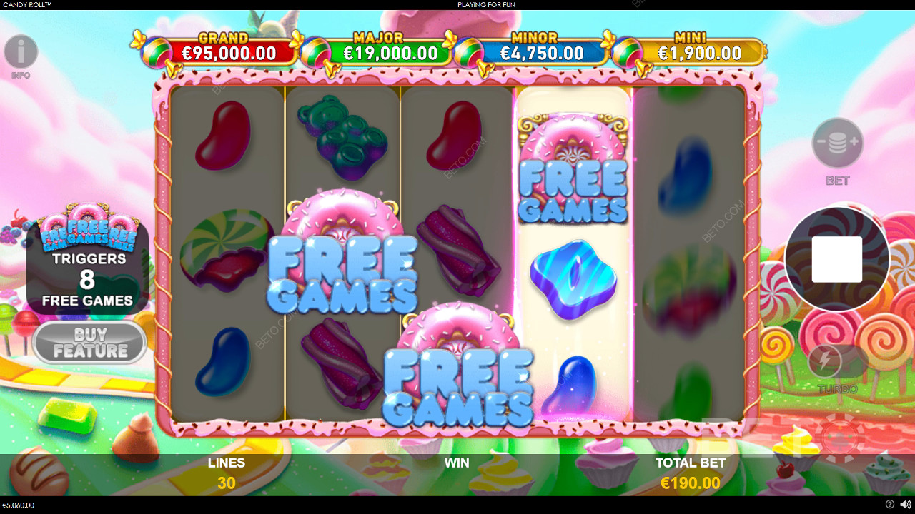 مراجعة Candy Roll من قِبل BETO Slots