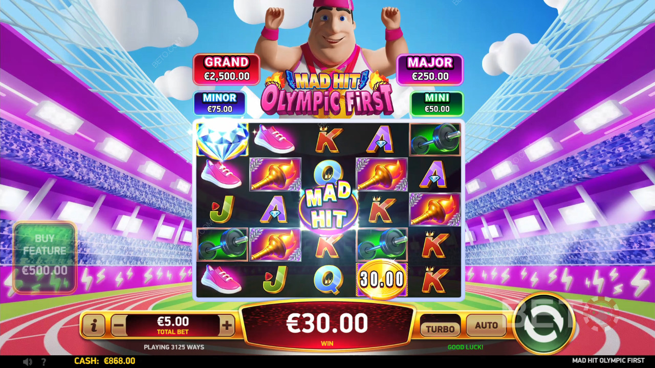 مراجعة Mad Hit Olympic Olympic First Review من BETO Slots