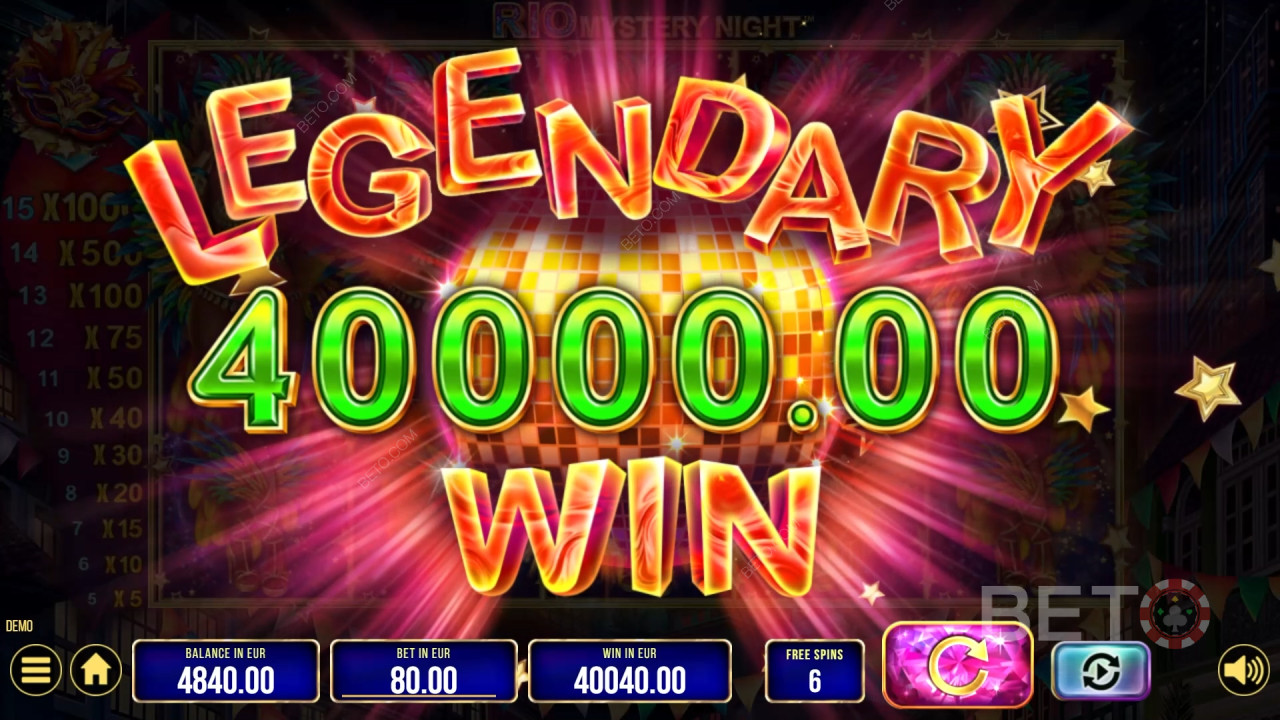 مراجعة ليلة ريو الغامضة من BETO Slots