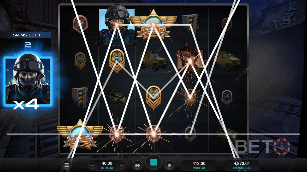 مراجعة القوة التكتيكية من BETO Slots
