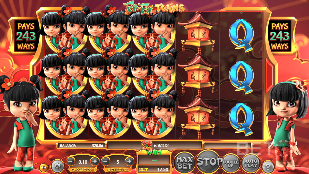 مراجعة Fa Fa Fa Twins من BETO Slots