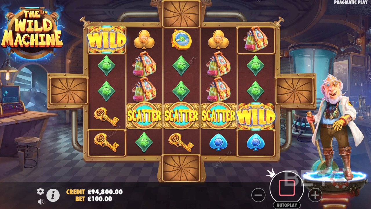 مراجعة ماكينة The Wild Machine من BETO Slots