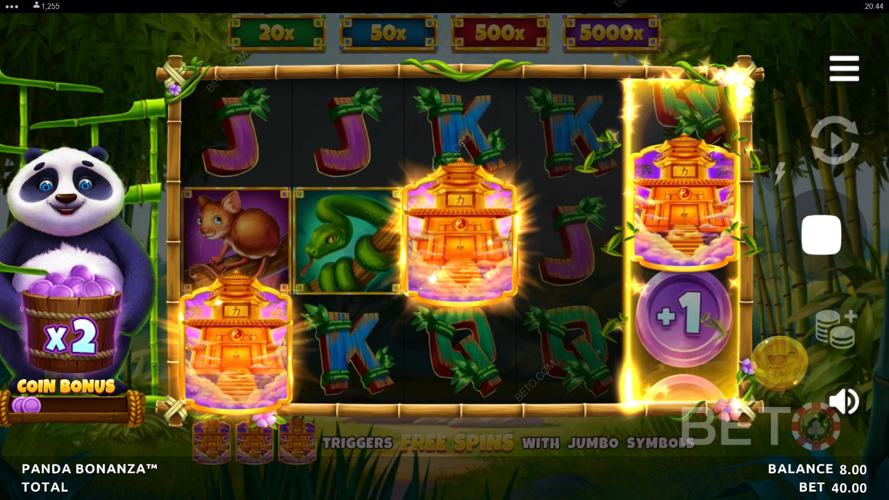 مراجعة Panda Bonanza من BETO Slots