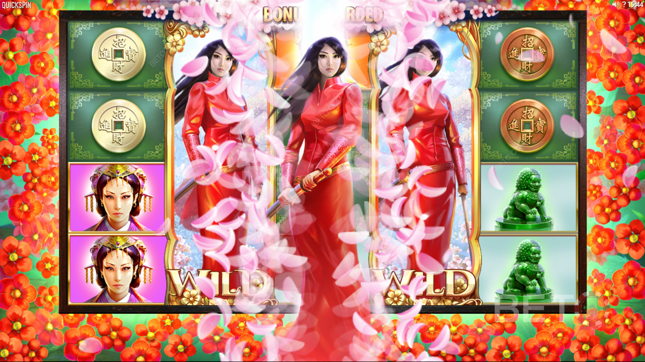 Quickspin مع Sakura Fortune - انضم إلى هذه الأميرة اليابانية الجميلة في سعيها لمحاربة الأباطرة الأشرار