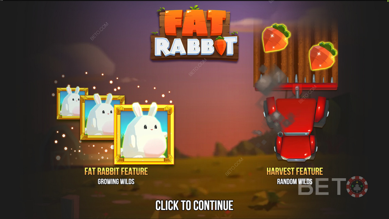 الصفحة التمهيدية لـ Fat Rabbit