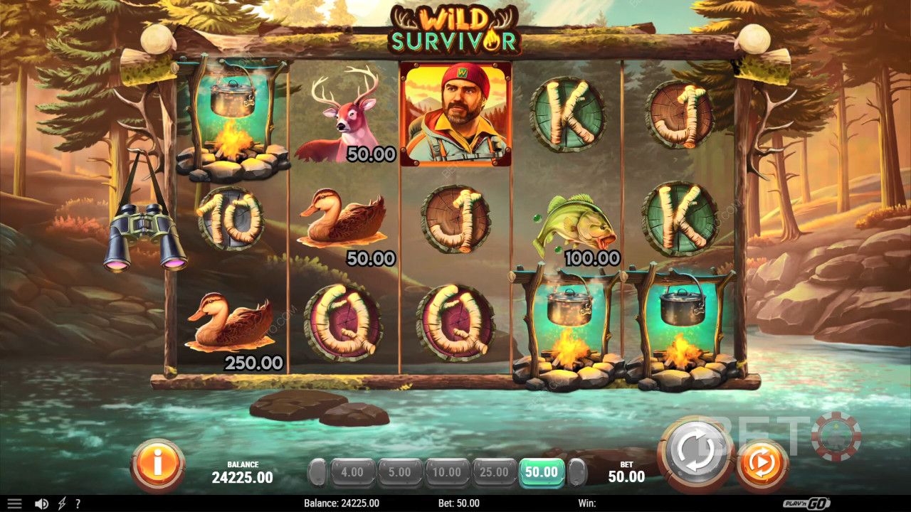مراجعة Wild Survivor Survivor من BETO Slots