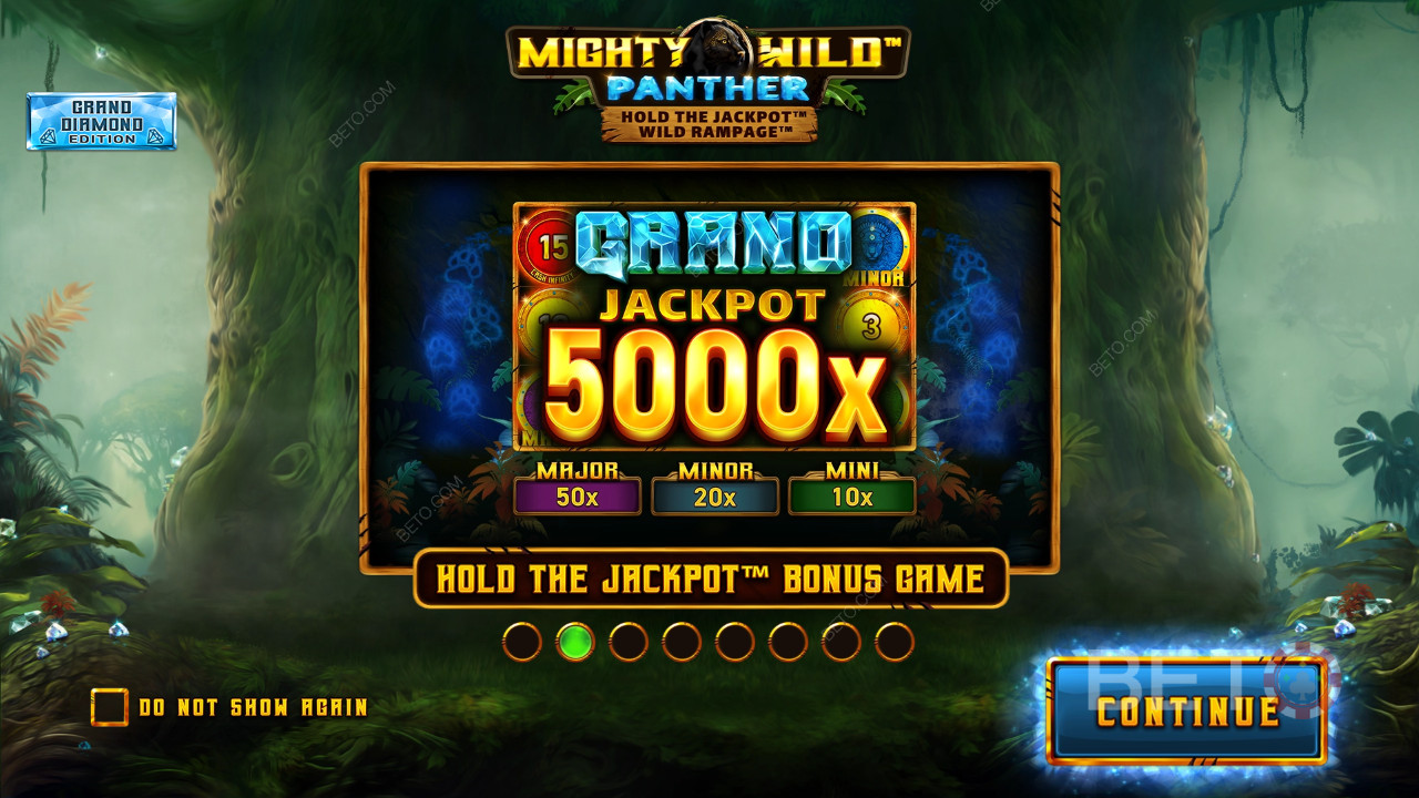 الميزات الإضافية الموضحة في Mighty Wild: إصدار النمر الماسي الكبير من Mighty Wild: إصدار النمر الماسي الكبير بواسطة Wazdan