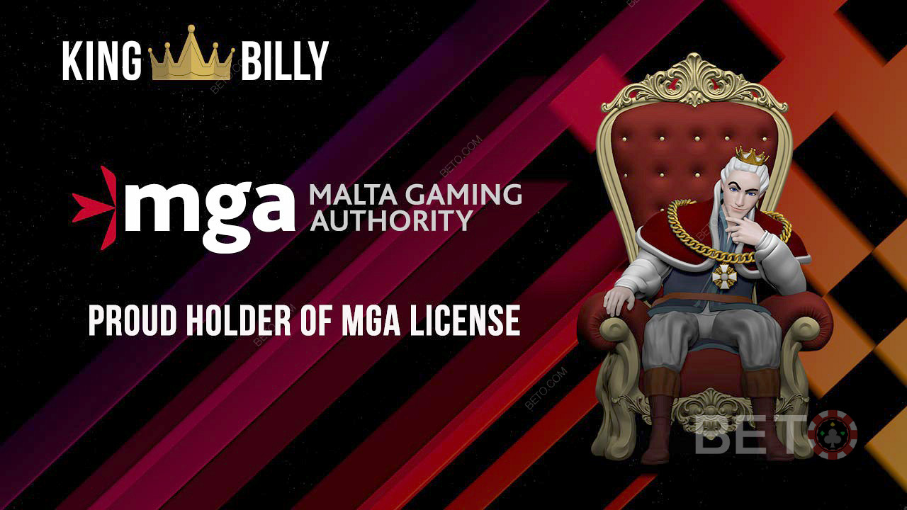 قامت هيئة مالطا للألعاب بترخيص كازينو King Billy