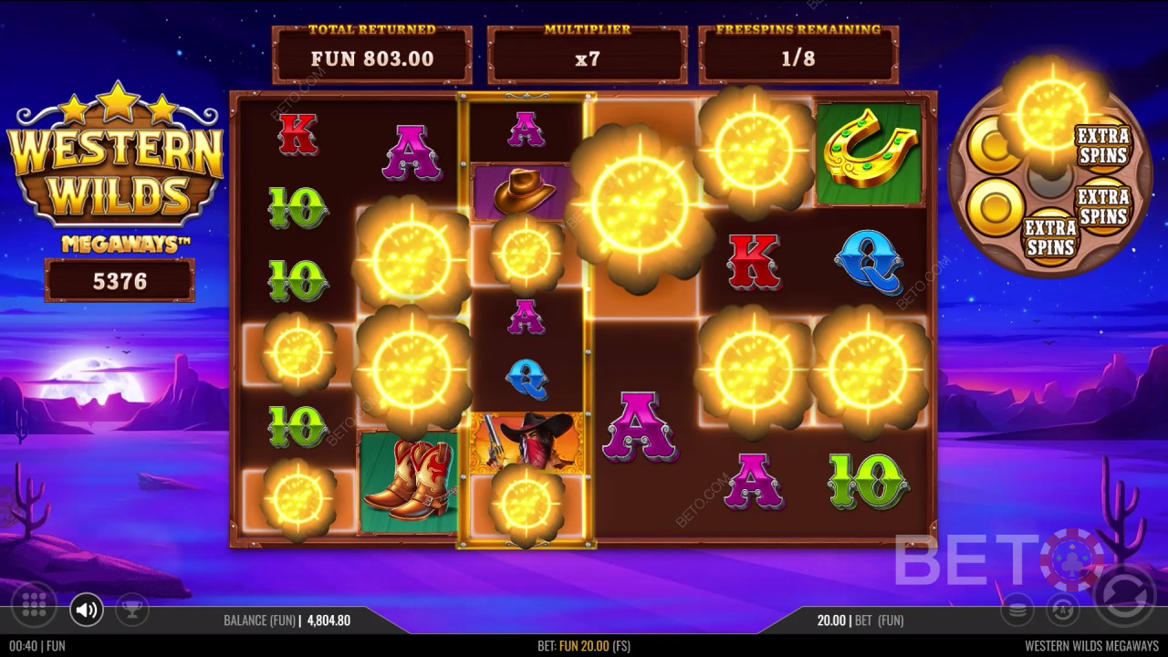 مراجعة لعبة Western Wilds Megaways من BETO Slots