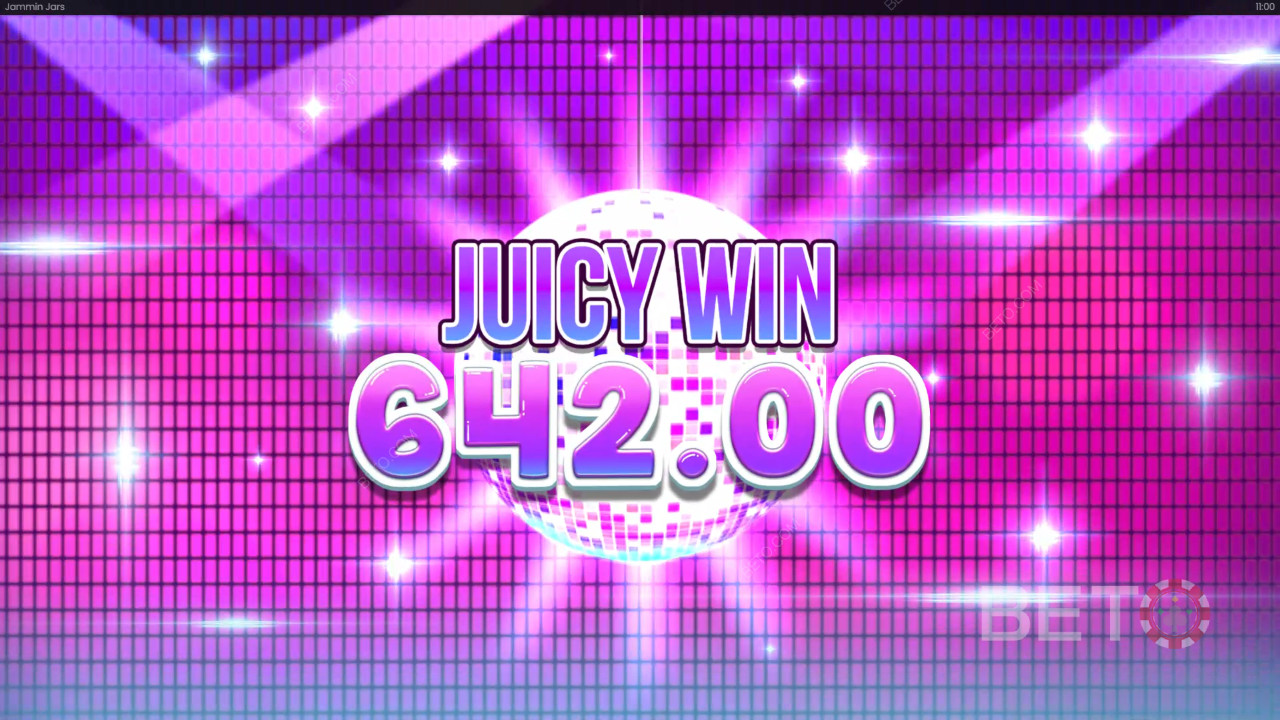 اربح 20,000 ضعف رهانك في فتحة فيديو سلوت Jammin 