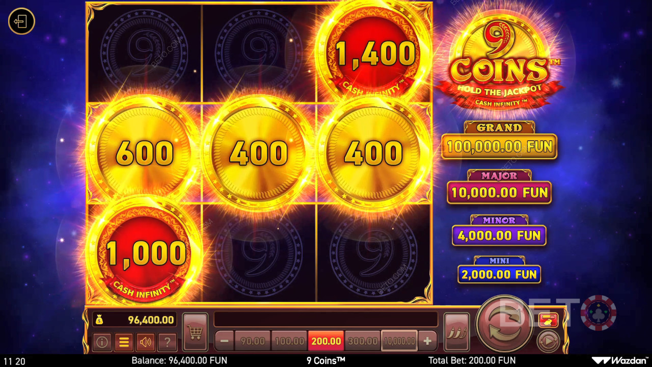 مراجعة 9 عملات معدنية من BETO Slots