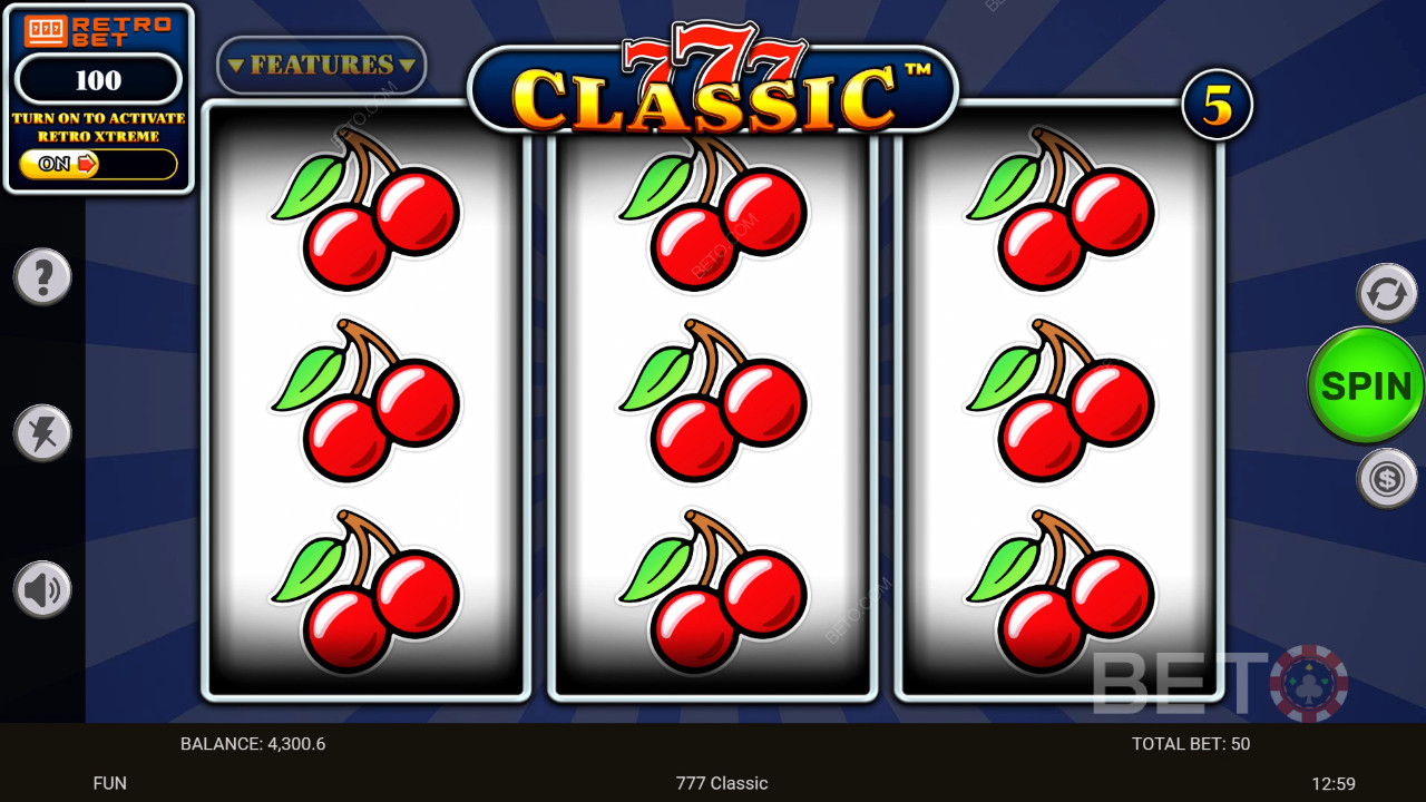 777 Classic اللعب المجاني