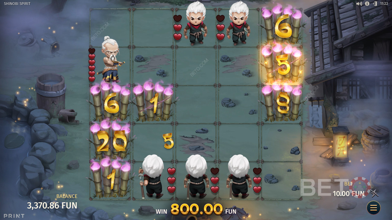 مراجعة Shinobi Spirit من BETO Slots