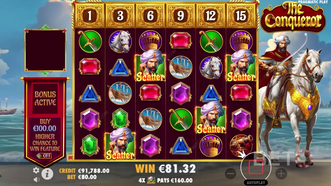 مراجعة The Conqueror بواسطة فتحات BETO Slots