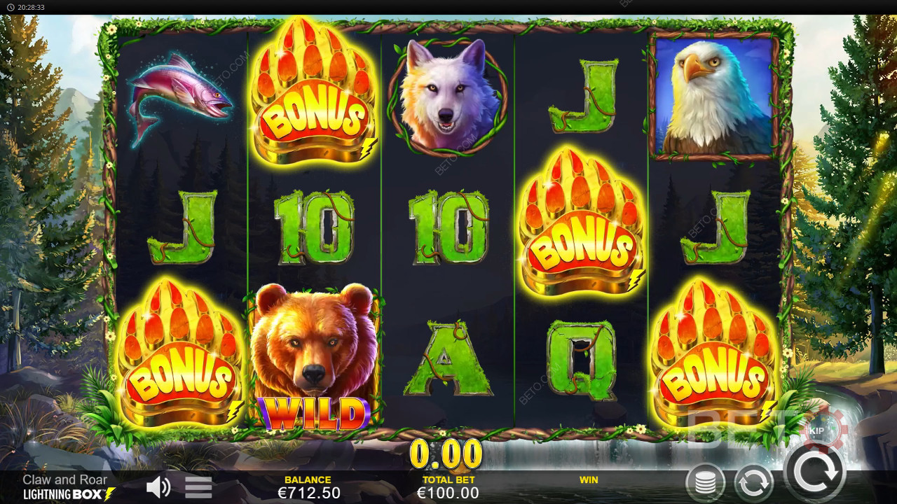 مراجعة Claw and Roar بواسطة BETO Slots