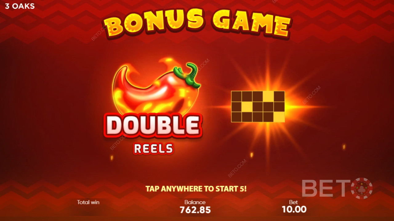 شرح ميزات المكافأة في 3 فلفل حار من 3 Oaks Gaming