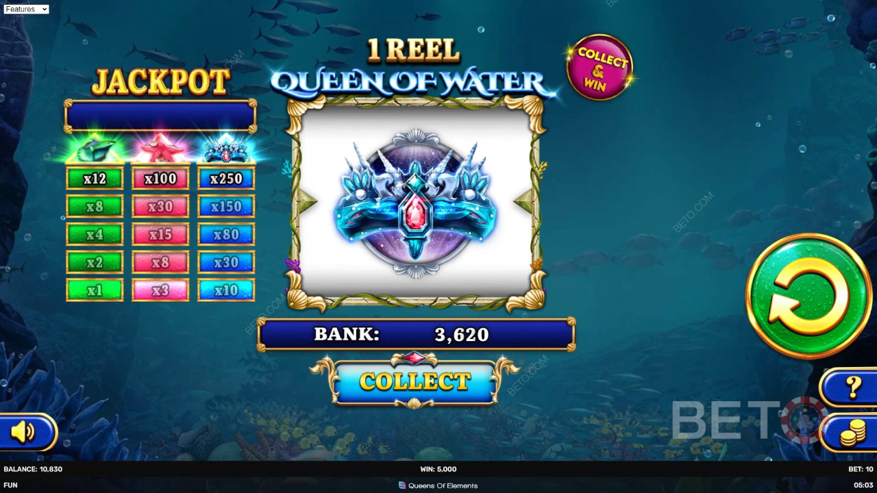 1 Reel Queen of Water اللعب المجاني