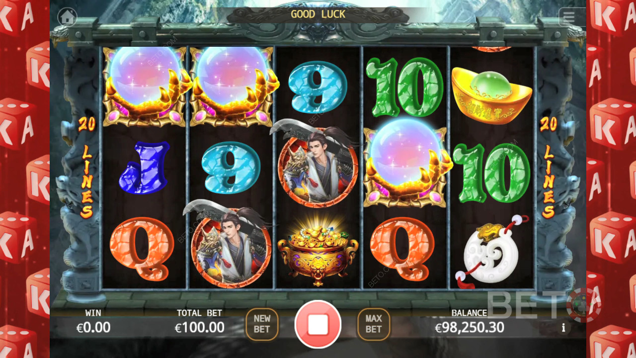 مراجعة لؤلؤة التنين من BETO Slots