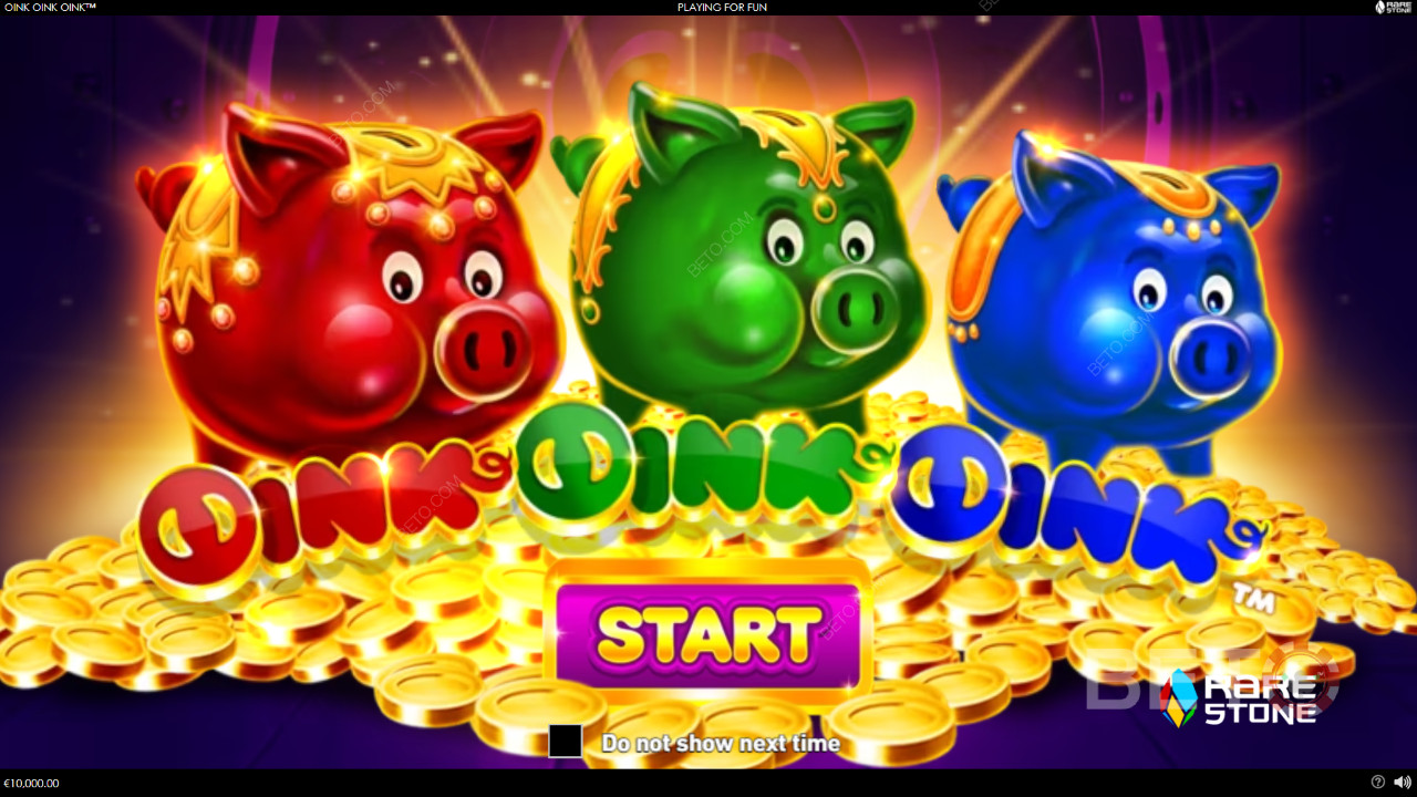 اربح 2,000 ضعف رهانك في فتحة فيديو سلوت Oink Oink Oink!