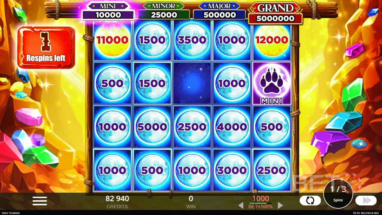 مراجعة Wolf Thunder من BETO Slots