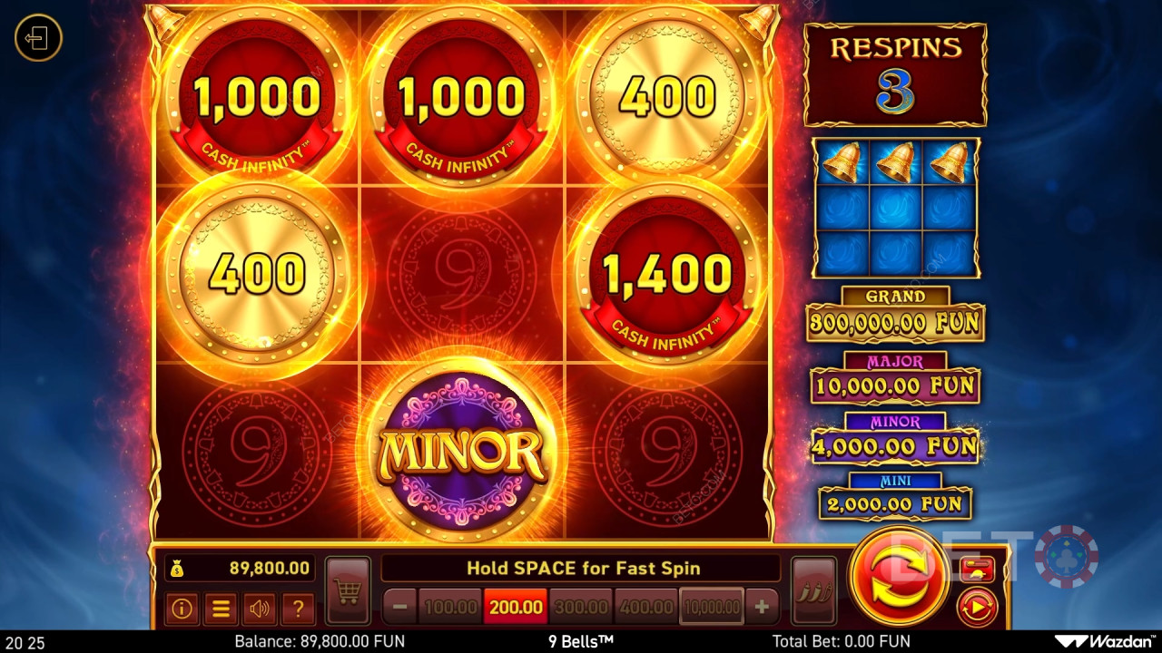 مراجعة 9 أجراس من فتحات BETO Slots