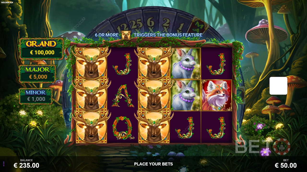 مراجعة الأيائل الذهبية من BETO Slots