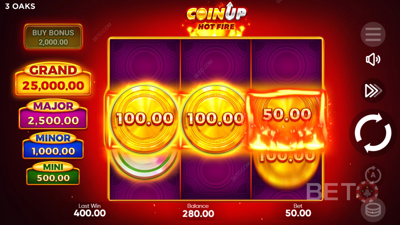 Coin Up: Hot Fire اللعب المجاني