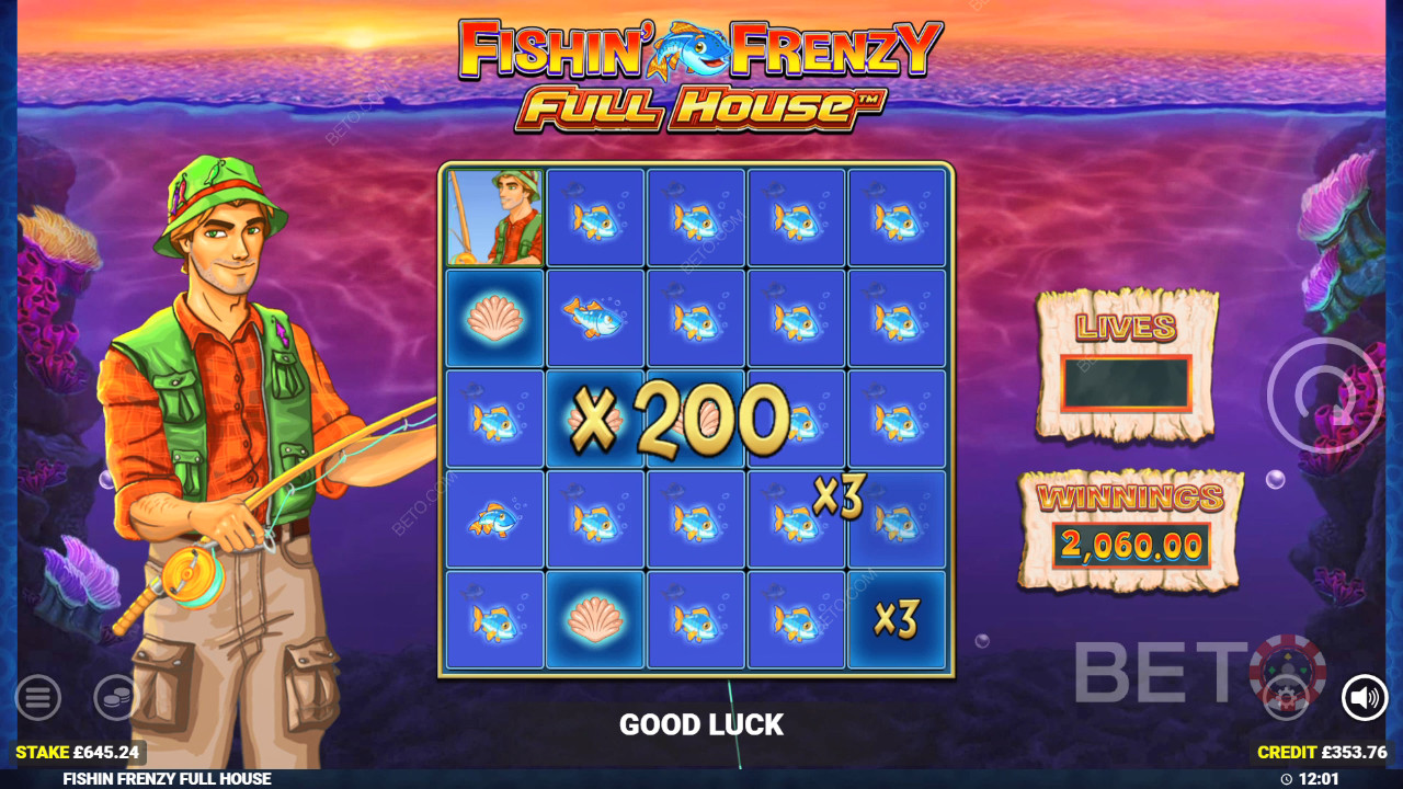 مراجعة لعبة Frenzy Frenzy Full House من BETO Slots