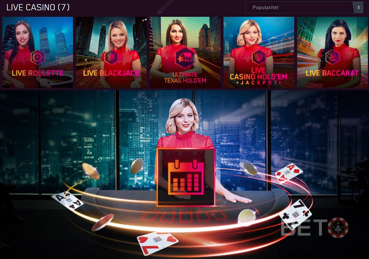 العب ألعاب الموزع المباشر في Maria Casino. الألعاب الحية على الإنترنت هي المستقبل.