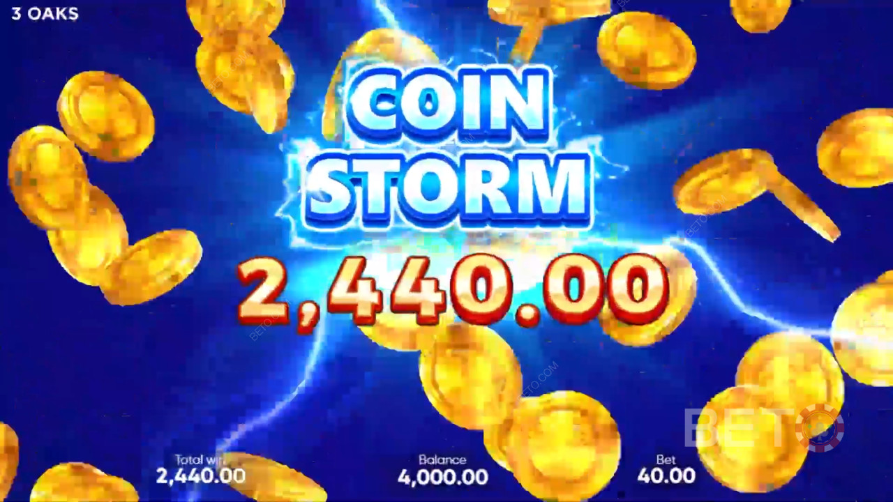 اربح 500 ضعف رهانك في لعبة Coin Up: ماكينة سلوت البرق!