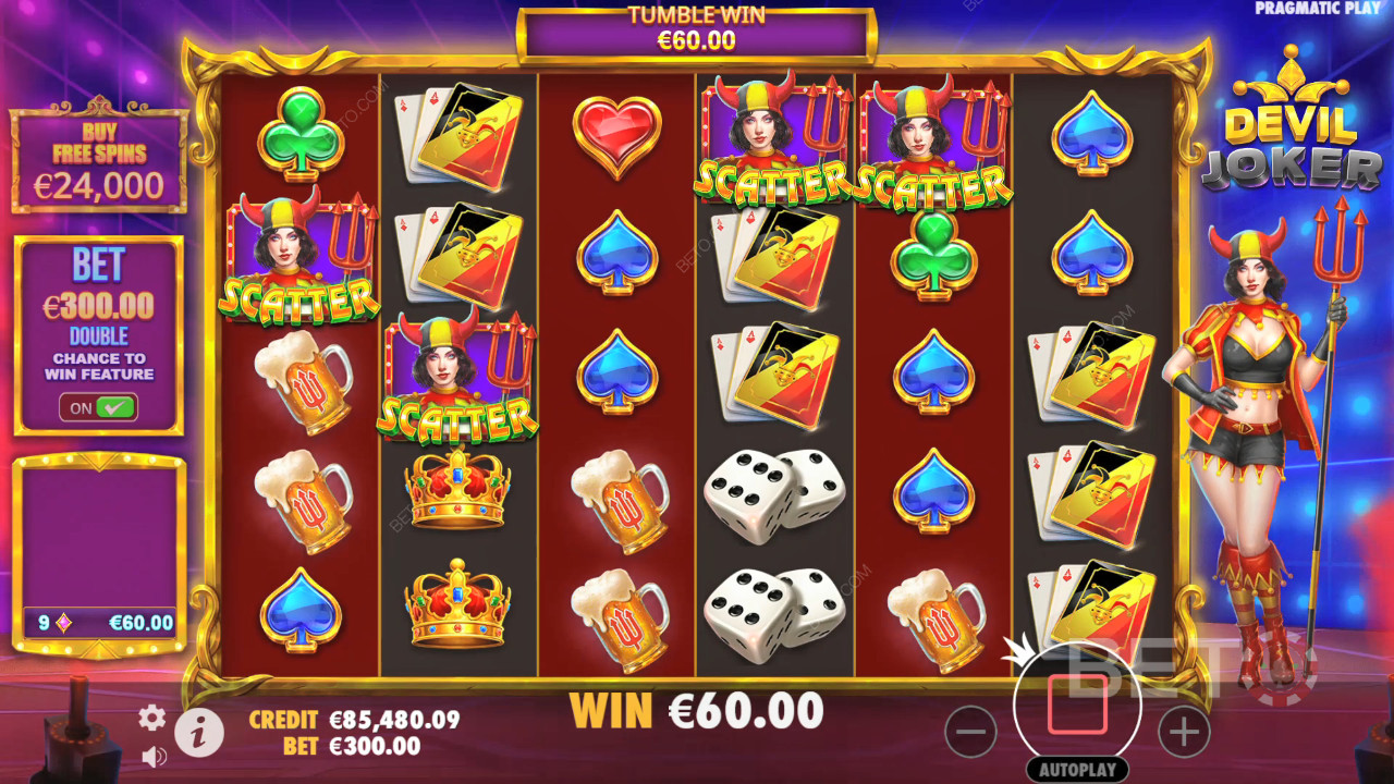 مراجعة الشيطان الجوكر من قبل BETO Slots