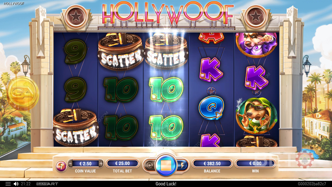 مراجعة Hollywoof بواسطة BETO Slots