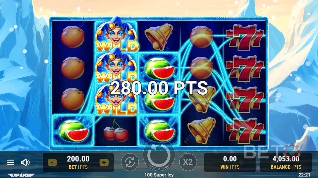 مراجعة 100 Super Icy 100 من BETO Slots