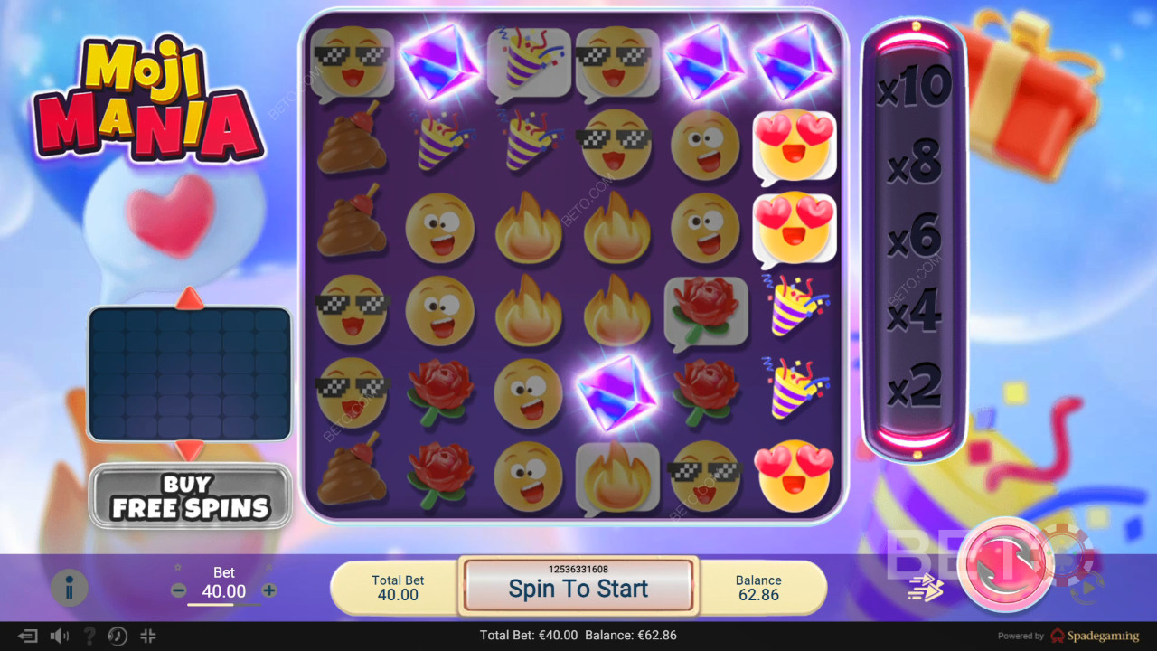 مراجعة Moji Mania بواسطة BETO Slots