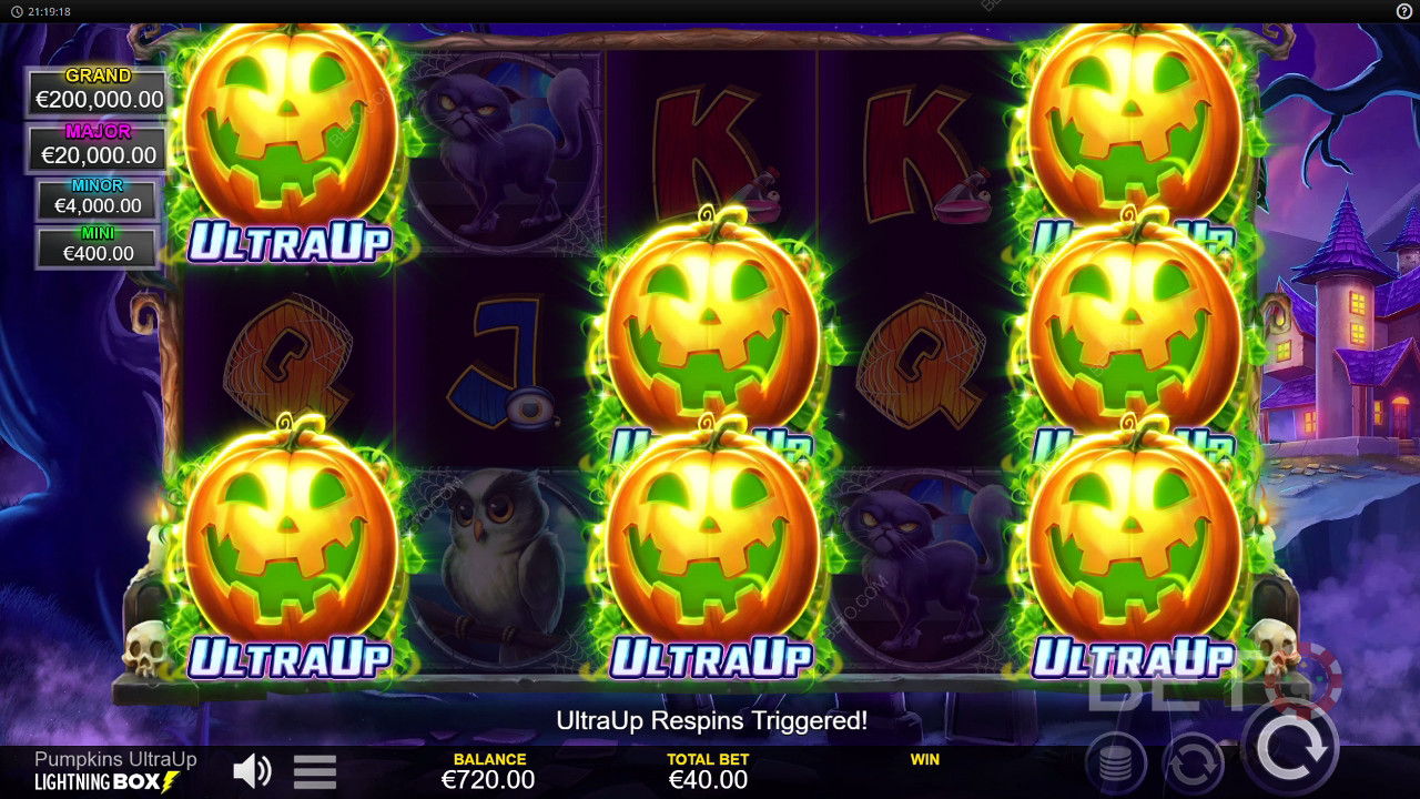 مراجعة Pumpkins UltraUp بواسطة فتحات BETO Slots