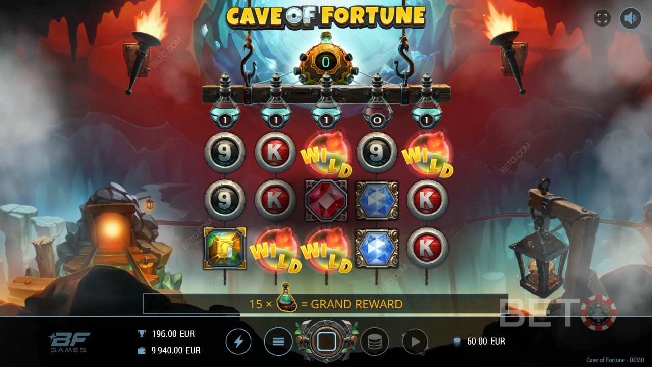 مراجعة Cave of Fortune من BETO Slots