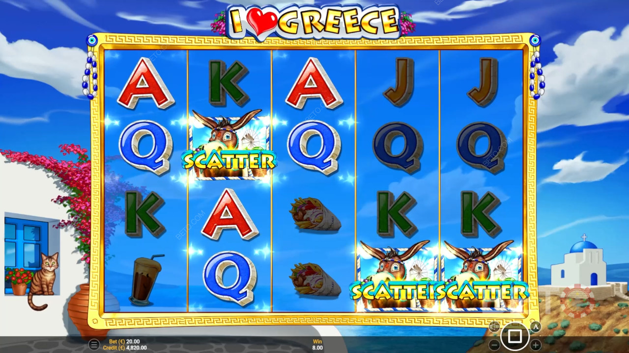 مراجعة أنا أحب اليونان من قبل BETO Slots
