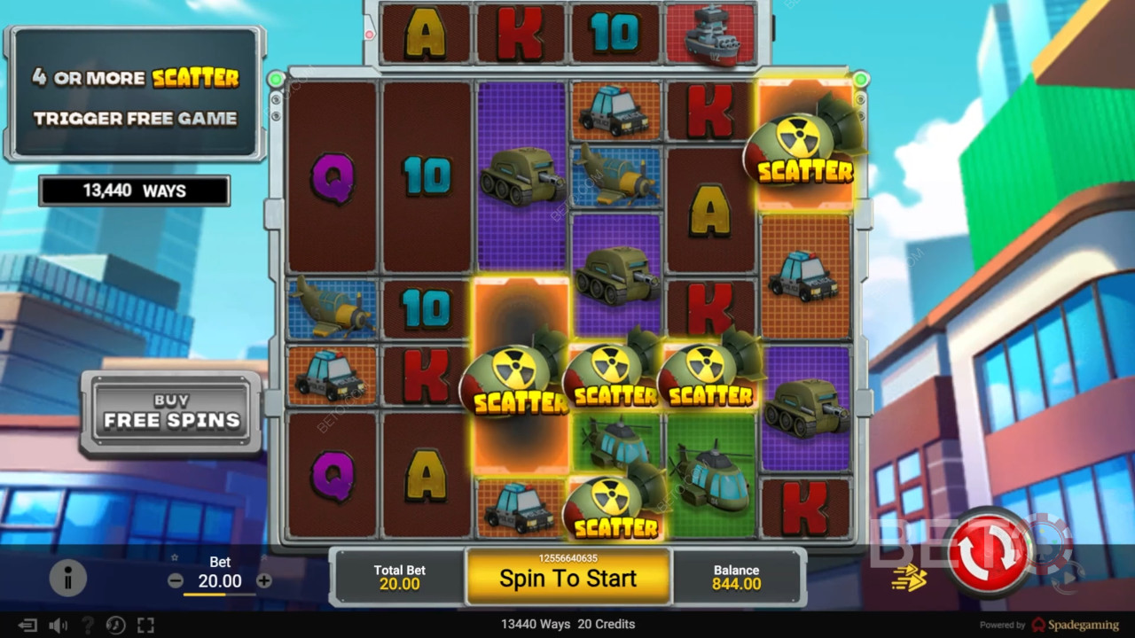 مراجعة Clash of the Giants من BETO Slots