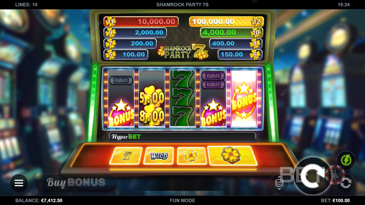 مراجعة Shamrock Party 7s بواسطة BETO Slots