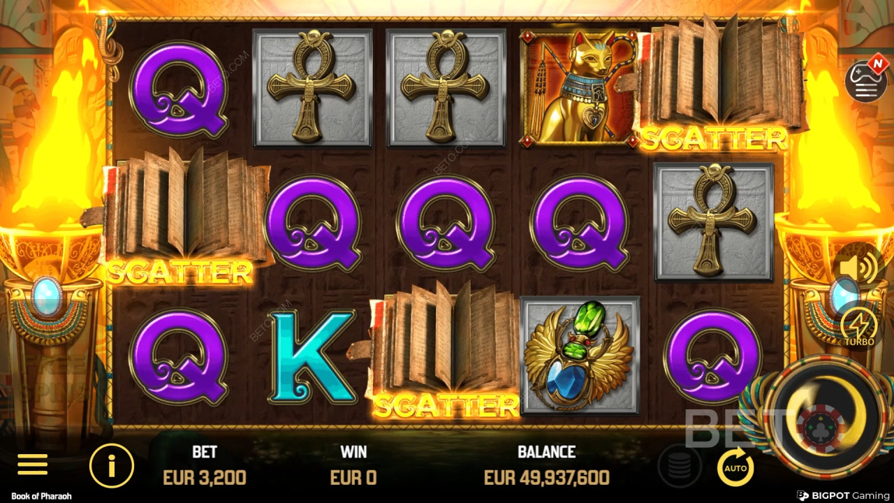مراجعة كتاب فرعون من قِبل BETO Slots