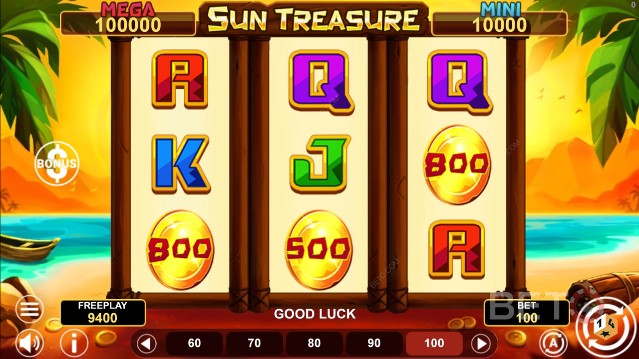 Sun Treasure Hold & Win اللعب المجاني