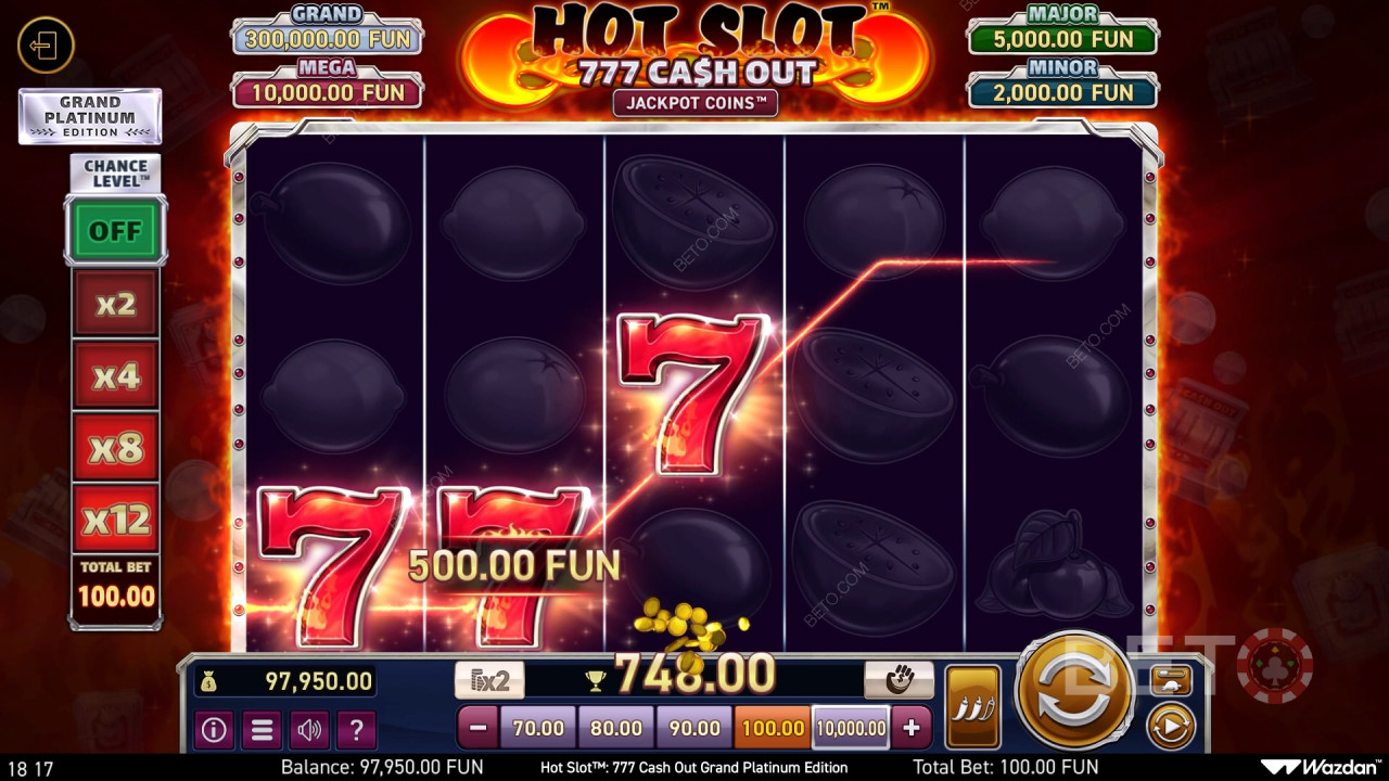 Hot Slot: 777 Cash Out Grand Platinum Edition اللعب المجاني